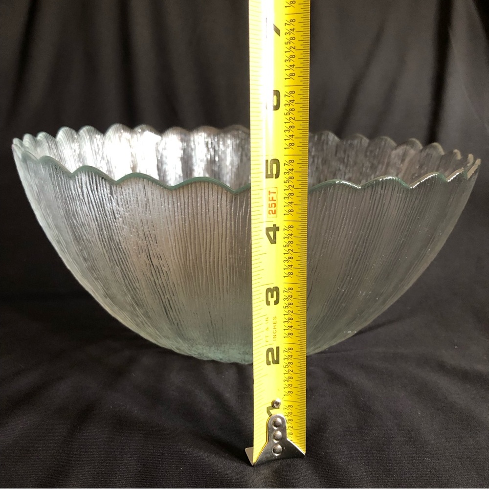 Vintage Scalloped Edged 12” Serving Bowl - Picture 12 of 14